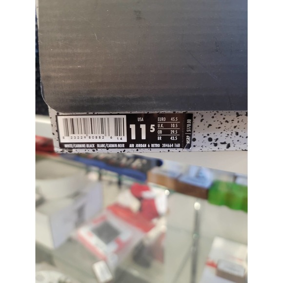 Jordan 6 carmine size 11.5 - Picture 8 of 8